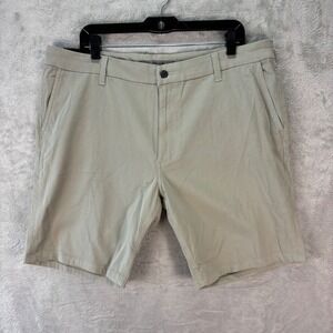 Joe's Jeans Abalone Trouser Shorts Khaki Casual‎ Flat Front Mens Size 38 NWT